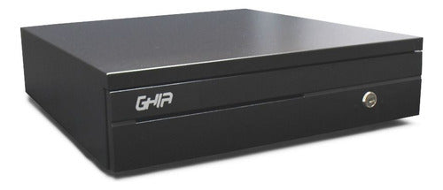 Cajón De Dinero Ghia Gcd581 Con Llave, 5.7kg, Negro
