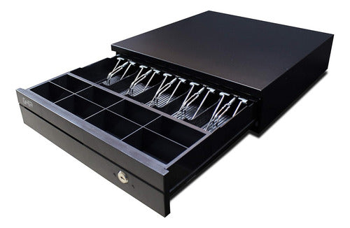 Cajón De Dinero Ghia Gcd581 Con Llave, 5.7kg, Negro