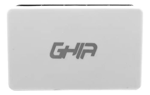 Conmutador Ghia 10-100mbps No Administrable 5 Puertos Color Blanco Modelo Gnw-s1