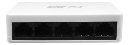 Conmutador Ghia 10-100mbps No Administrable 5 Puertos Color Blanco Modelo Gnw-s1