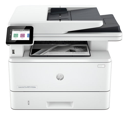 Impresora Multifuncional Hp Laserjet Pro Mfp 4103dw Blanco