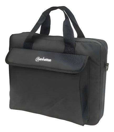 Manhattan Maletín De Poliéster London Para Laptop 14.1  Neg Negro