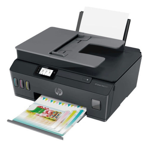 Impresora Multifunción A Color Hp Smart Tank 615 Con Wifi 127/220v