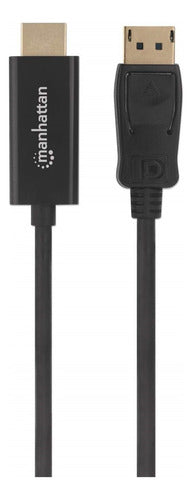 Manhattan Cable Hdmi Macho - Displayport Macho 1080p 60hz 3m