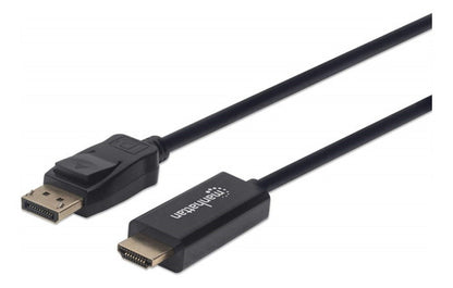 Manhattan Cable Hdmi Macho - Displayport Macho 1080p 60hz 3m
