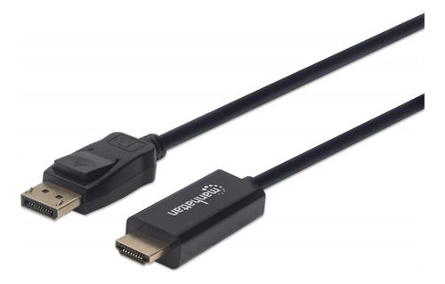 Manhattan Cable Hdmi Macho - Displayport Macho 1080p 60hz 3m