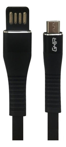 Ghia Cable Usb A Macho - Micro-usb B Macho, 1 Metro, Negro