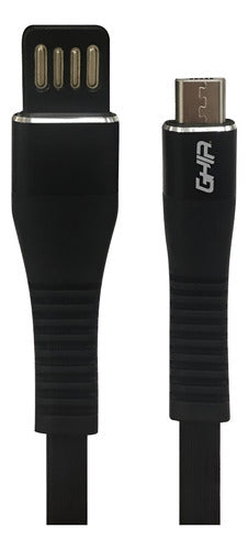 Ghia Cable Usb A Macho - Micro-usb B Macho, 1 Metro, Negro