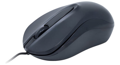 Mouse Quaroni Óptico Maq01n, Alámbrico, Usb, 1200dpi, Negro