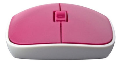 Mouse Easy Line Óptico El-995128 Inalámbrico 1000dpi Magenta