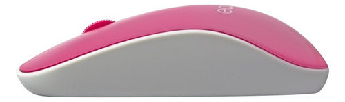 Mouse Easy Line Óptico El-995128 Inalámbrico 1000dpi Magenta