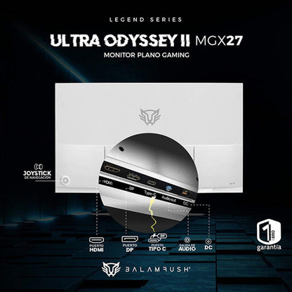 Monitor Gamer 27 Balam Rush Blanco Odyssey 2 Mgx27 Fhd 165hz