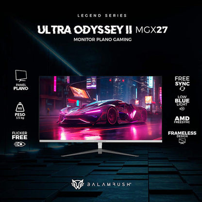 Monitor Gamer 27 Balam Rush Blanco Odyssey 2 Mgx27 Fhd 165hz