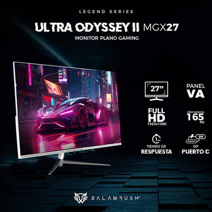Monitor Gamer 27 Balam Rush Blanco Odyssey 2 Mgx27 Fhd 165hz