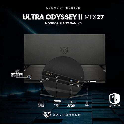 Monitor Gamer 27 Balam Rush Ultra Odyssey Ii Mfx27 100hz Fhd