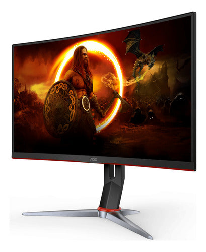 Monitor Gamer Curvo Aoc C24g2 23.8 , Full Hd, Freesync 165hz