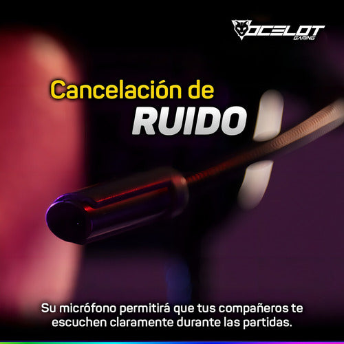 Ocelot Gaming Audífonos Gamer Ogmh01 Alámbrico 3.5mm/us