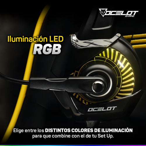 Ocelot Gaming Audífonos Gamer Ogmh01 Alámbrico 3.5mm/us