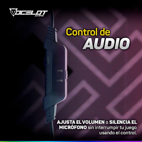 Ocelot Gaming Audífonos Gamer Ogmh01 Alámbrico 3.5mm/us
