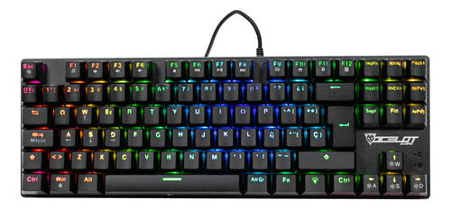 Teclado Ocelot Gaming Ok-tkl2 Rgb Tklmecánico, Switch Red