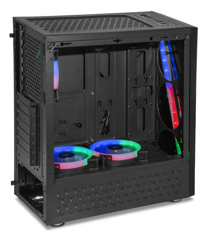 Gabinete Yeyian Crescent Master Ventana Midi Tower Usb 3.0