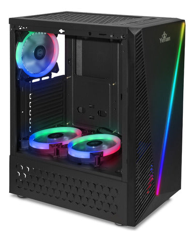 Gabinete Yeyian Crescent Master Ventana Midi Tower Usb 3.0