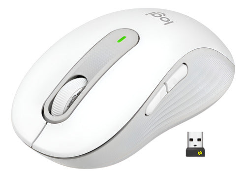 Mouse Logitech M650 Para Manos Pequeñas Y Medianas Color Blanco