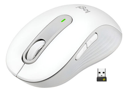 Mouse Logitech M650 Para Manos Pequeñas Y Medianas Color Blanco