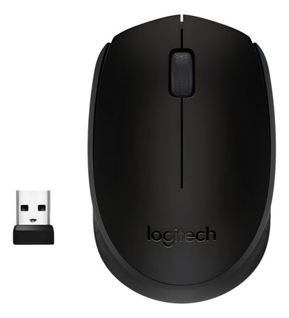 Mouse Ergonómico Logitech Óptic M170 Inalámbrico Usb 1000dpi