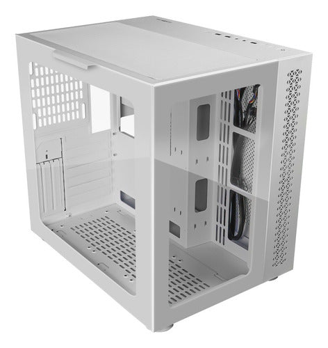 Gabinete Game Factor Csg700 Con Ventana, Midi-tower Blanco