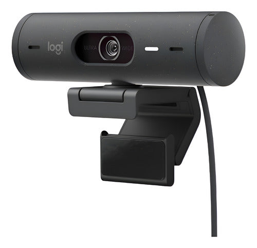 Logitech Webcam Brio 500 Con Micrófono, 4mp, 1920x1080 Usb-c