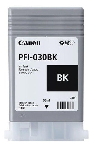Cartucho Canon Pfi-030 Negro, 55ml 3489c001aa