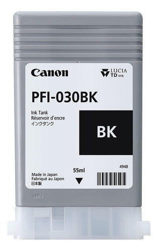 Cartucho Canon Pfi-030 Negro, 55ml 3489c001aa