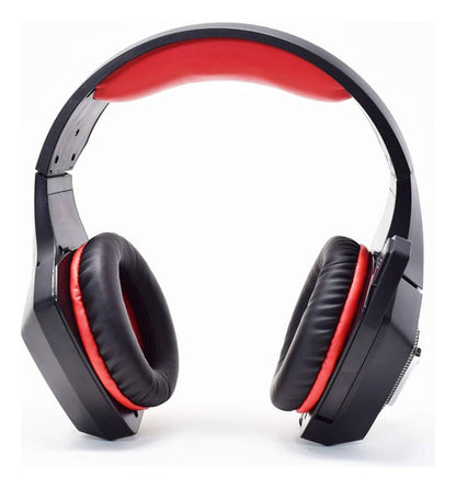 Necnon Audífonos Gamer Nbhg-dragon Alámbrico 3.5mm Negrorojo