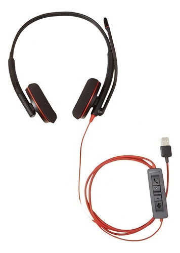 Poly Audífonos Micrófono Binaural Blackwire 3220 Usb A Negro