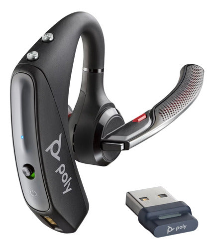 Poly Manos Libres Voyager 5200, Bluetooth Usb A Negro/gris
