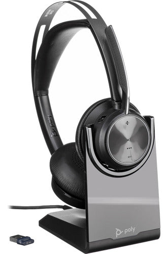 Poly Audífonos Con Micrófono Voyager Focus 2 Bluetooth Usb A