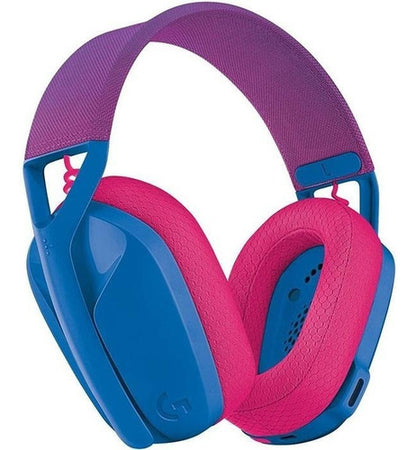 Logitech Audífonos Gamer G435 Inalámbrico Usb-a Azul/rosa
