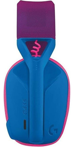 Logitech Audífonos Gamer G435 Inalámbrico Usb-a Azul/rosa