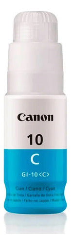 Botella De Tinta Canon Gi-10 Cyan 3391c001ab