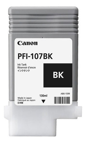 Tanque De Tinta Canon Pfi-107bk Negro 130ml