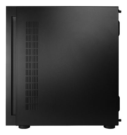 Gabinete Game Factor Csg800 Con Ventana, Midi-tower Negro
