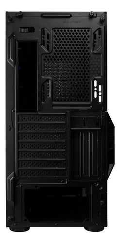 Gabinete Game Factor Csg800 Con Ventana, Midi-tower Negro