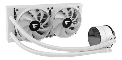 Game Factor Lqg601 Enfriamiento Liquido Cpu, 2x120mm Blanco