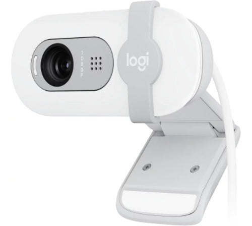 Logitech Webcam Brio 100, 2m 1920x1080 Pixeles Usb-a Blanco
