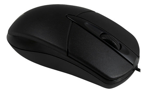 Mouse Acteck Óptico Entry 100, Alámbrico Usb 1000dpi Negro