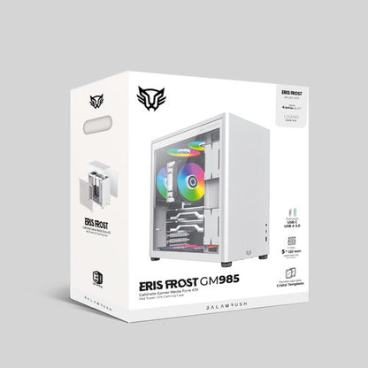 Gabinete Balam Rush Frost Gm985 Ventana Midi-tower Blanco