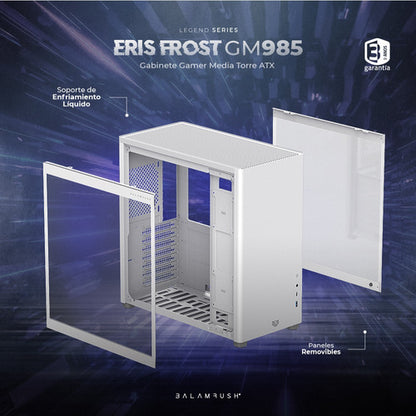 Gabinete Balam Rush Frost Gm985 Ventana Midi-tower Blanco