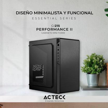 Gabinete Acteck Performance Ii Gi215 Ventana Microtower 500w