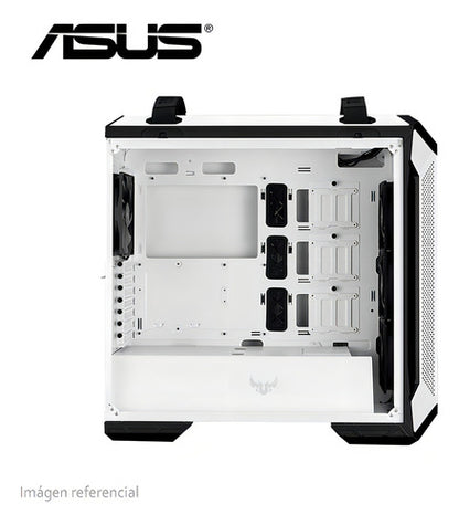 Gabinete Gamer Asus Tuf Gt501 Rgb Cristal Templado Blanco /v